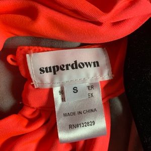 Hot pink backless top!